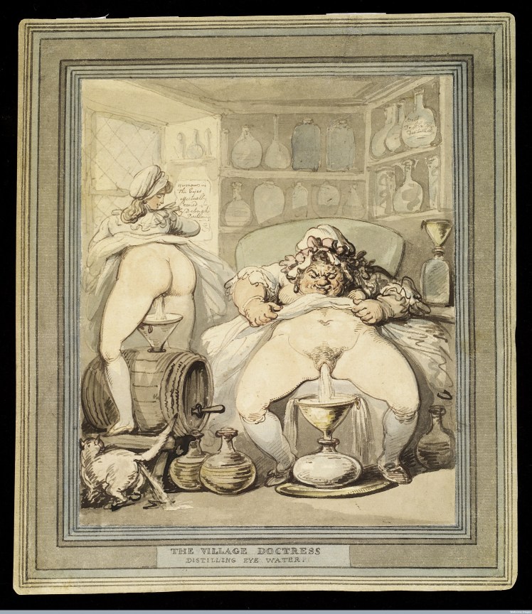 L0040282 A village doctress distilling eyewater